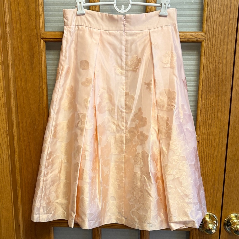 EUC Eliza J Pink Floral Midi Skirt - Picture 5 of 6